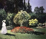 Claude Monet Jeanne-Marguerite Lecadre in the Garden oil painting